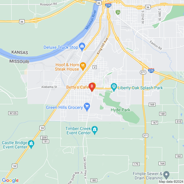 Nodaway Valley Bank location map