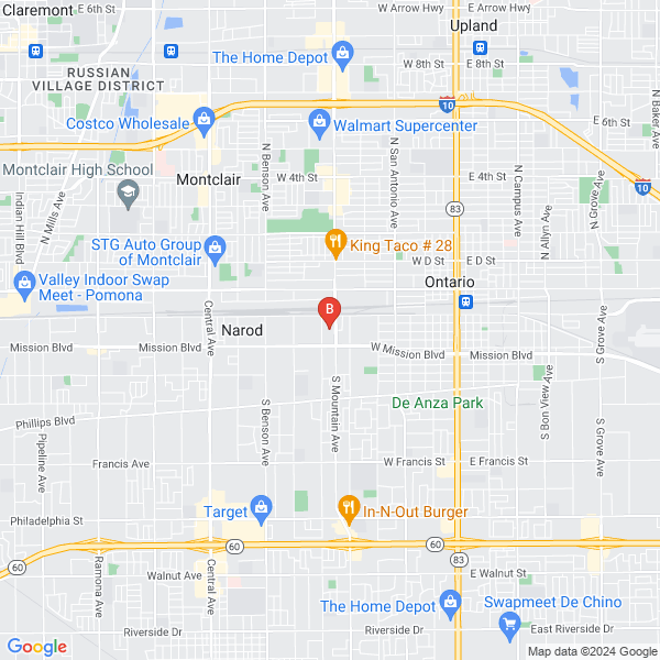 In N Out Smog Check location map