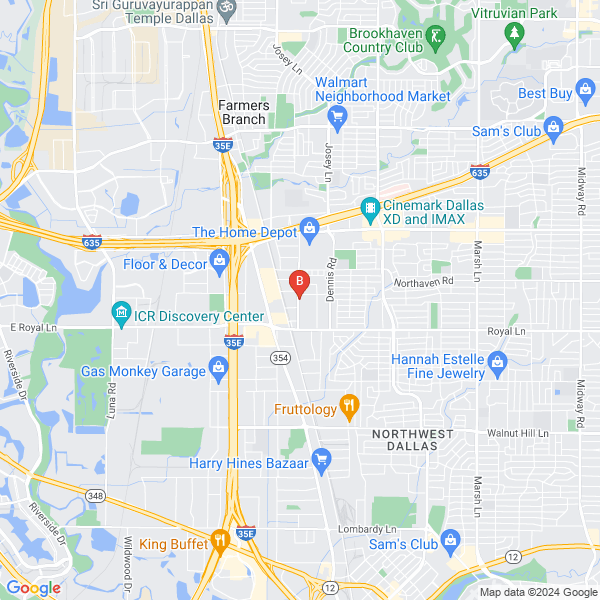 Dallas Towing Service location map