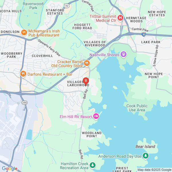 Music City Website location map