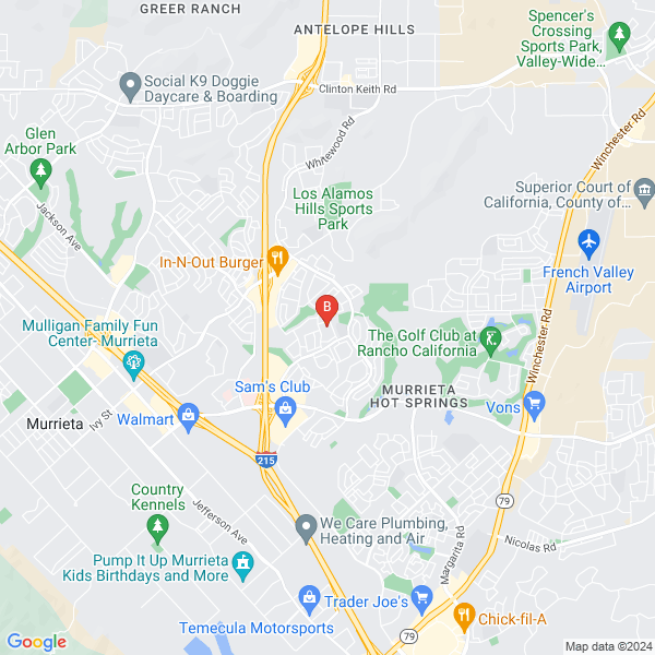 Murrieta Tree Service location map