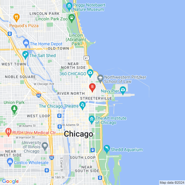 Lawrence Cohn Chicago Commercial Real Estate Broker location map