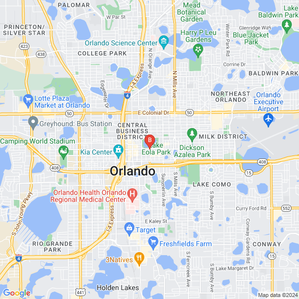 The Best Florida Homes location map