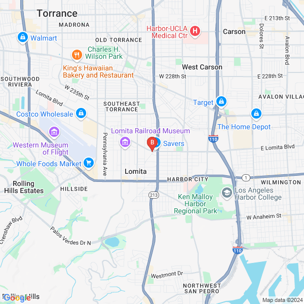 Lomita Smog location map
